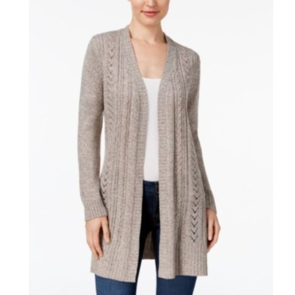 Karen Scott Duster Cardigan Sweater - Large